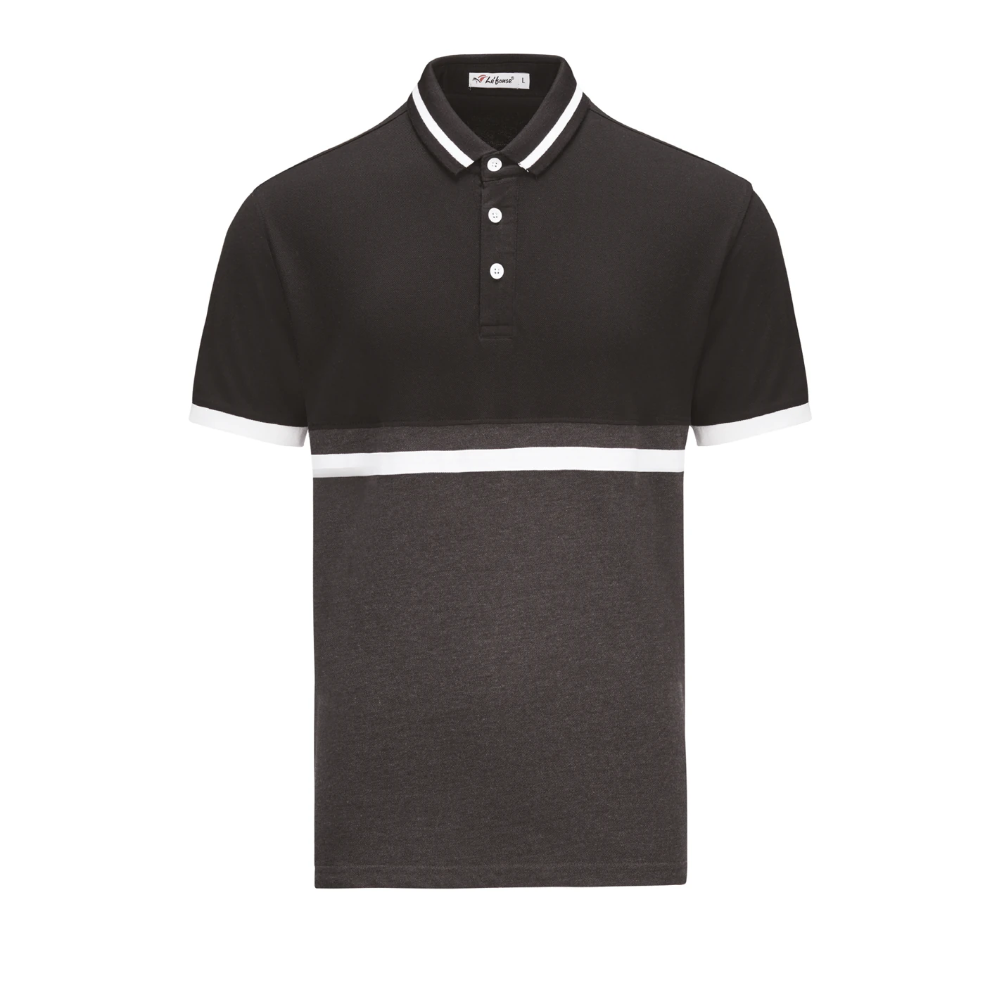 L16-01 Black_Dark Melange