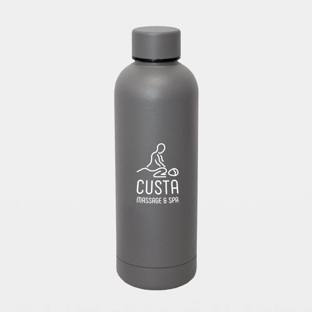 Stainless Steel Vacuum Flask (500ml) | Custom Drinkware Printing | CUSTA
