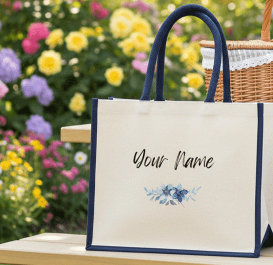 Different Laminated canvas bags