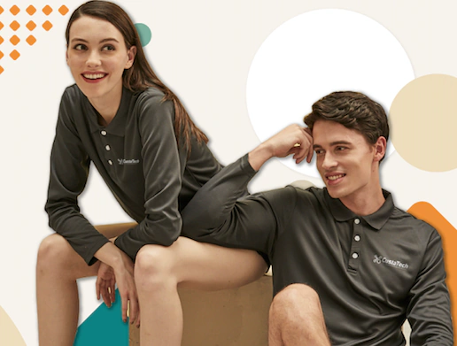 different long sleeve polo