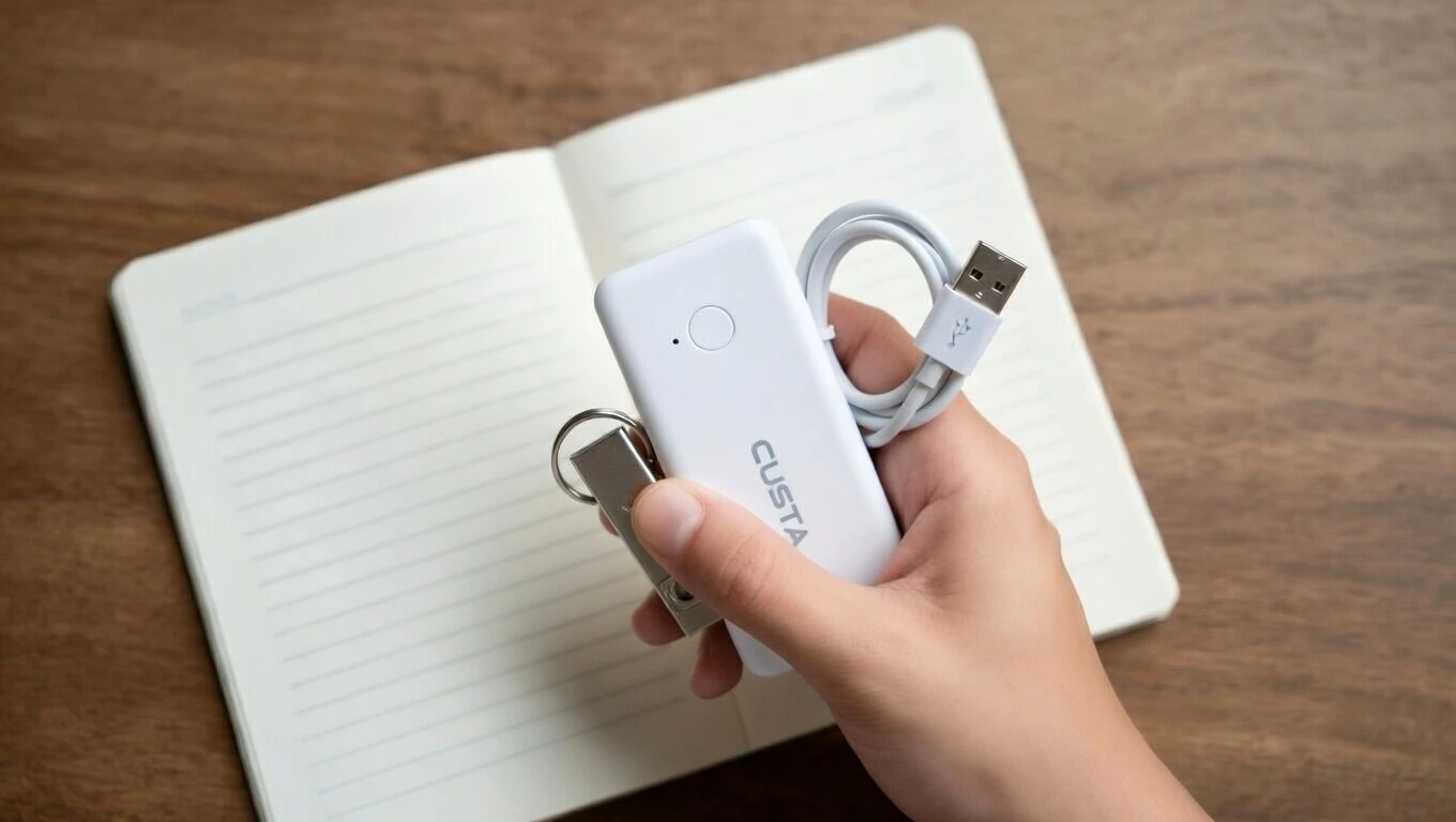 Custom printed electronic gadgets on hand — CUSTA Malaysia