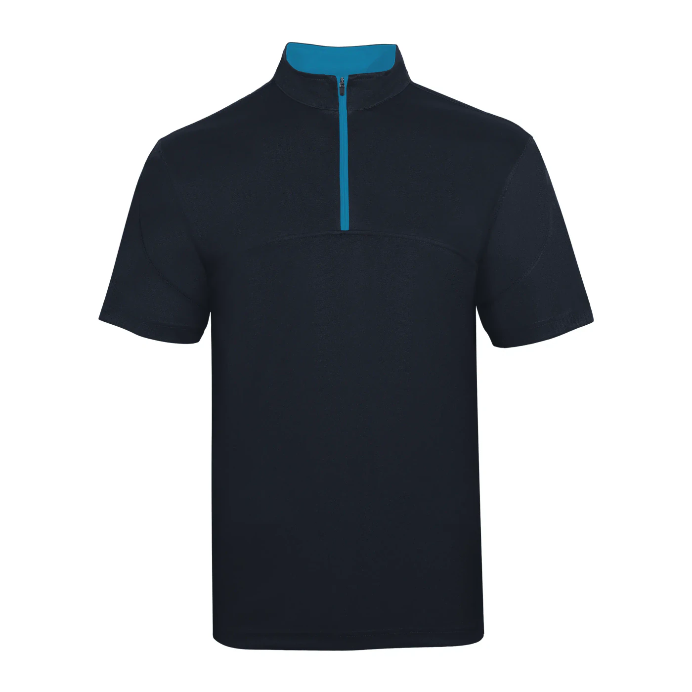 Microfiber Half-Zip Mock Neck Polo Shirt | Custom Polo Printing