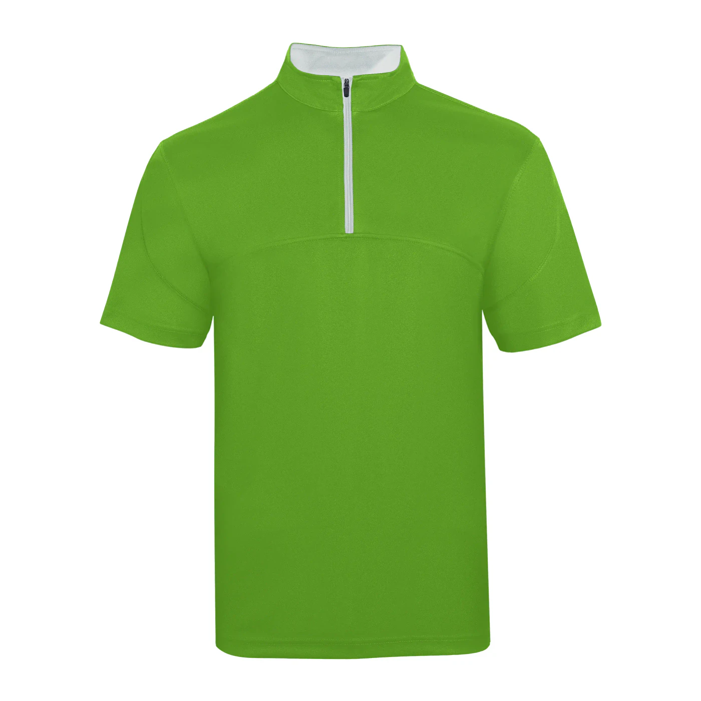 Microfiber Half-Zip Mock Neck Polo Shirt | Custom Polo Printing