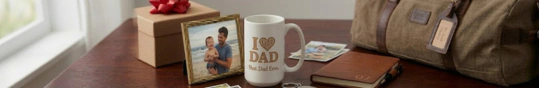 Custom Father's Day gifts and personalized keepsakes