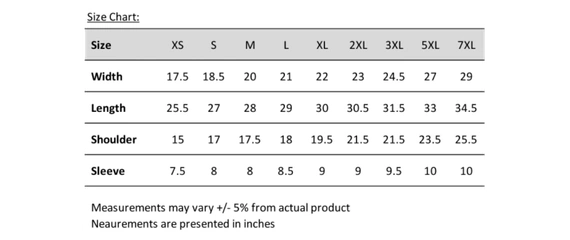 View Size Chart Popup