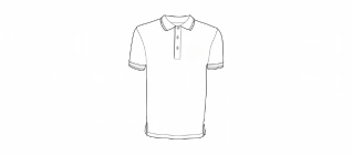 Tipped Collar and Cuffs